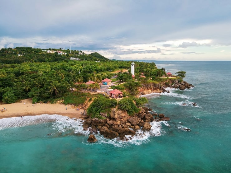 El Faro de Rincón - The famous lighthouse of Rincón, Puerto Rico